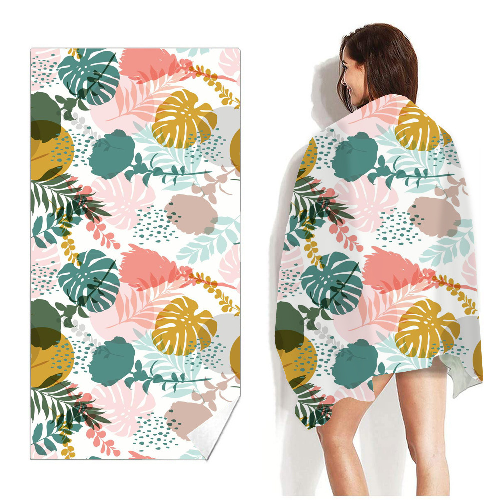 Large quick-drying beach towel - auphotoblanket
