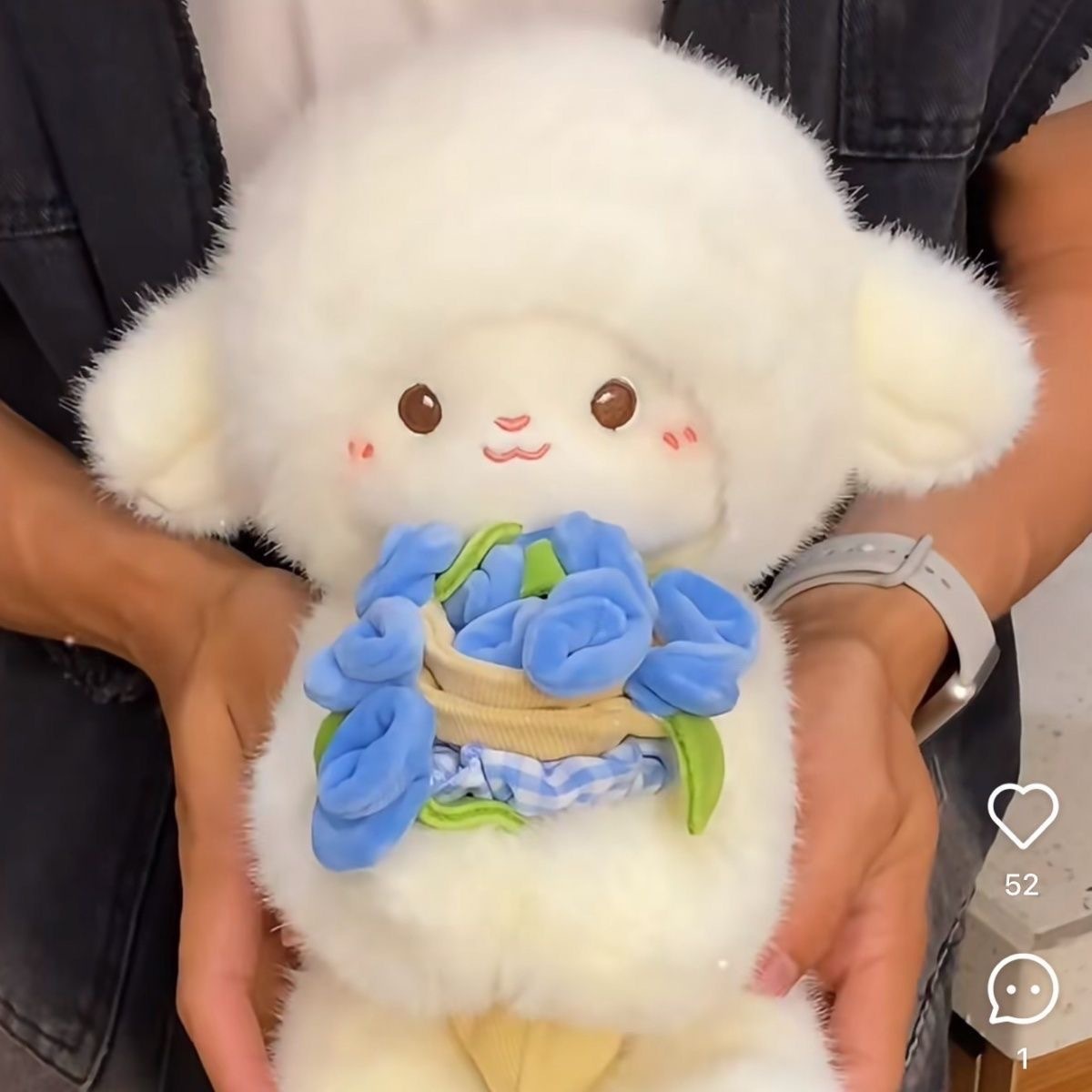 Baby Sheep Bouquet Plush Stuffed Toy Gift - auphotoblanket