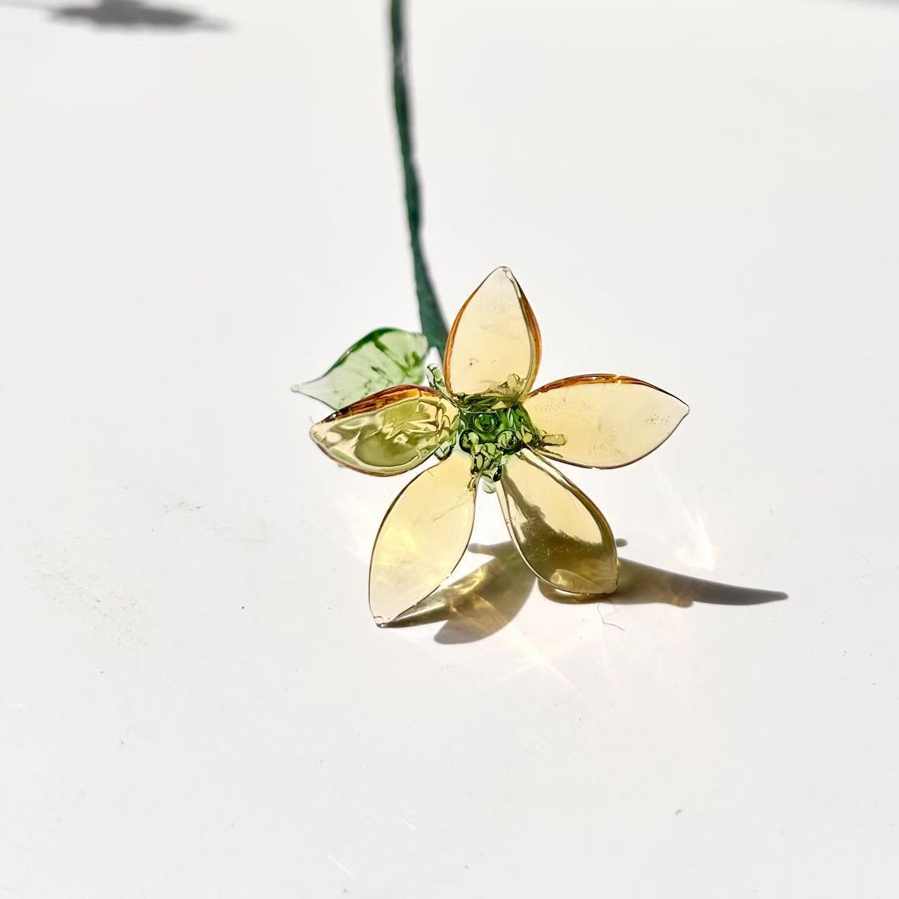 Custom Glass Birth Month Flower Gift For Mom Grandma