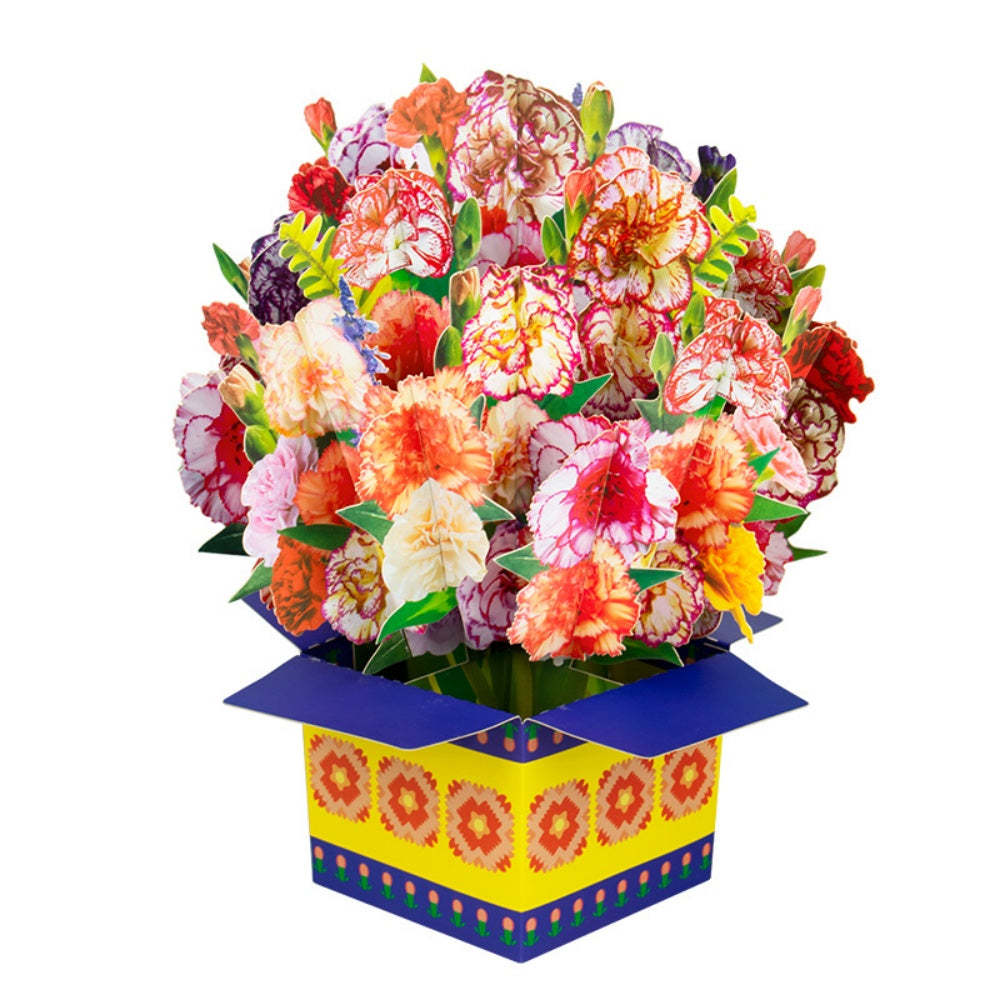 Flower Bouquet Card 3D Greeting Card Mother's Day Gifts for Mum - auphotoblanket