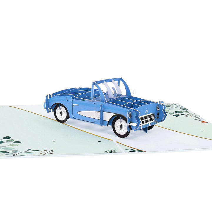 Classic Car Pop up Card for Father's Day - auphotoblanket