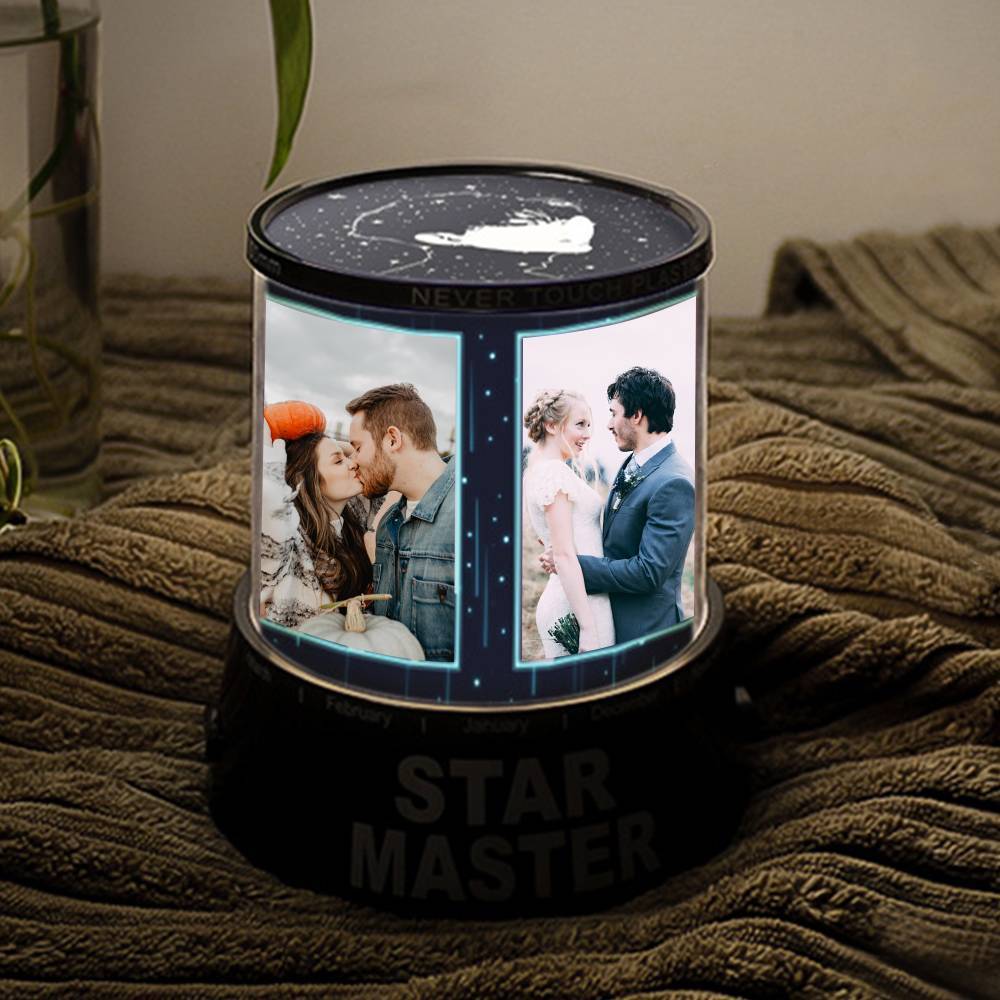Photo Lamp, Custom Night Light Five Photos - auphotoblanket
