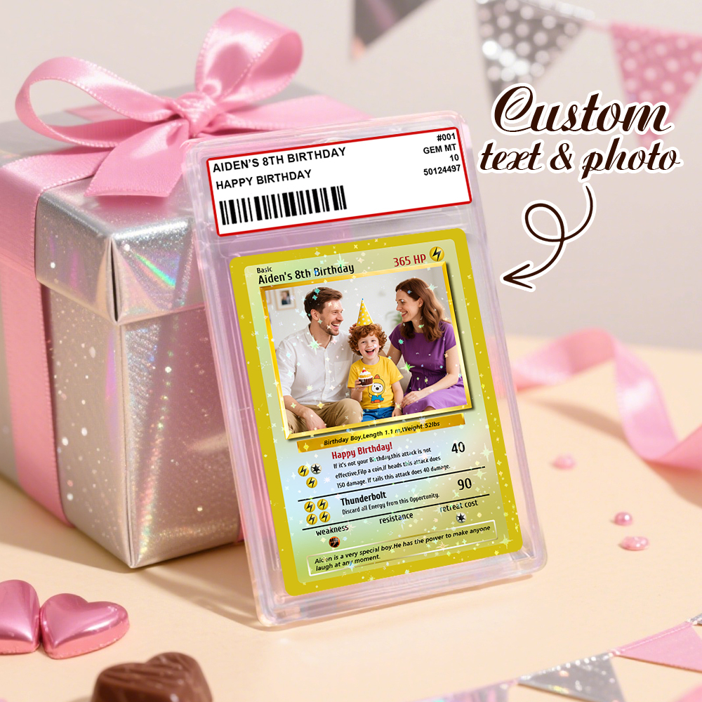 Personalized Acrylic Card Love Gift for Anniversary,Anime Card Valentine's Day or Birthday - auphotoblanket