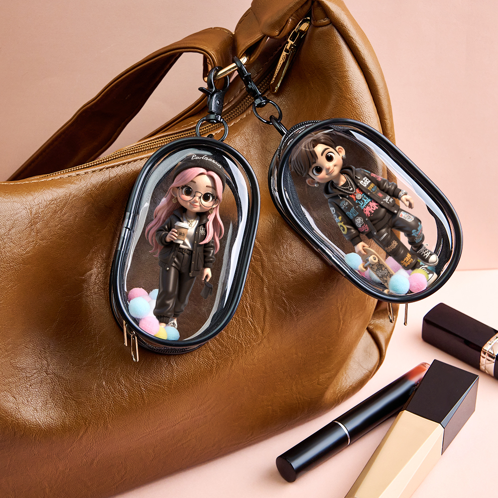 Your Face as a 3D Keychain Custom Backpack Accessory Perfect for All Ages