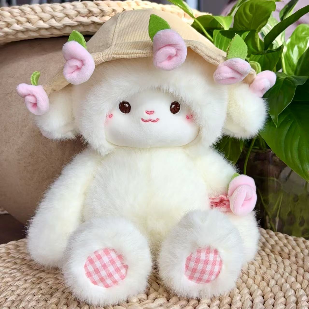 Baby Sheep Bouquet Plush Stuffed Toy Gift