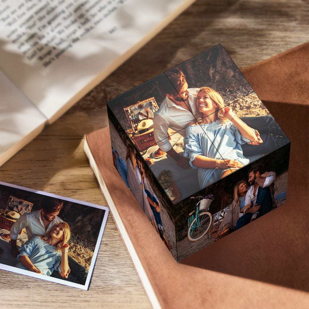 Custom Rubic's Cube Infinity Photo Cube Home Decoration To My Wife - auphotoblanket