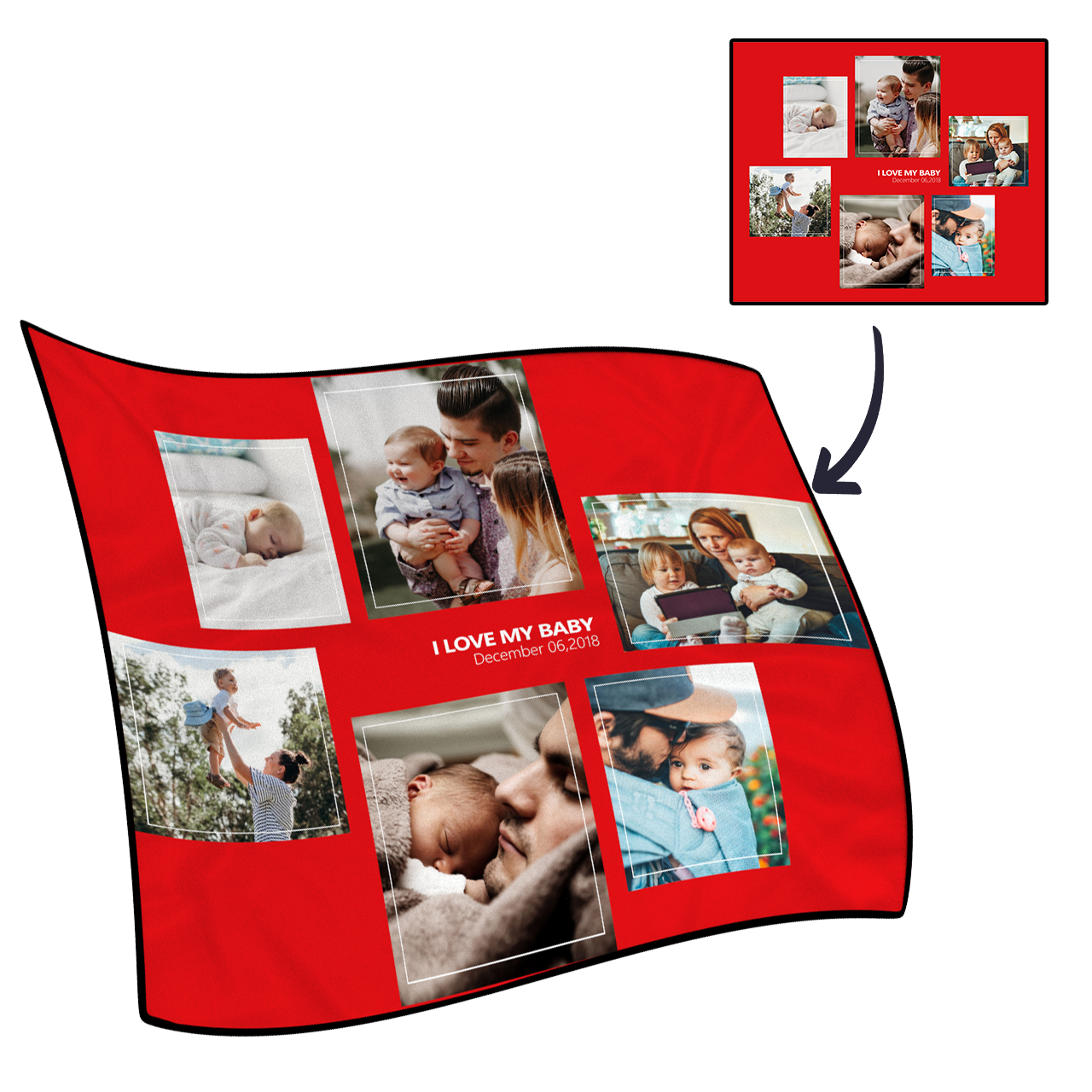 Custom Blankets Personalized Photo Blankets