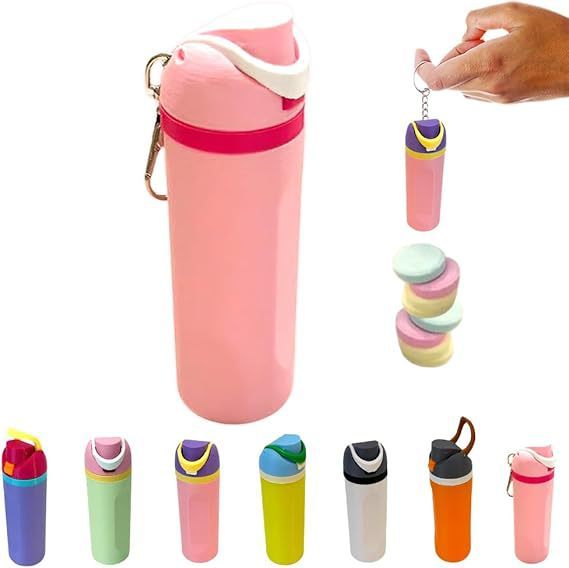 Mini Water Bottle Keychain, Trendy Bottle Keychain, Water Bottle Charms, Cute Charms for Handbags Backpack