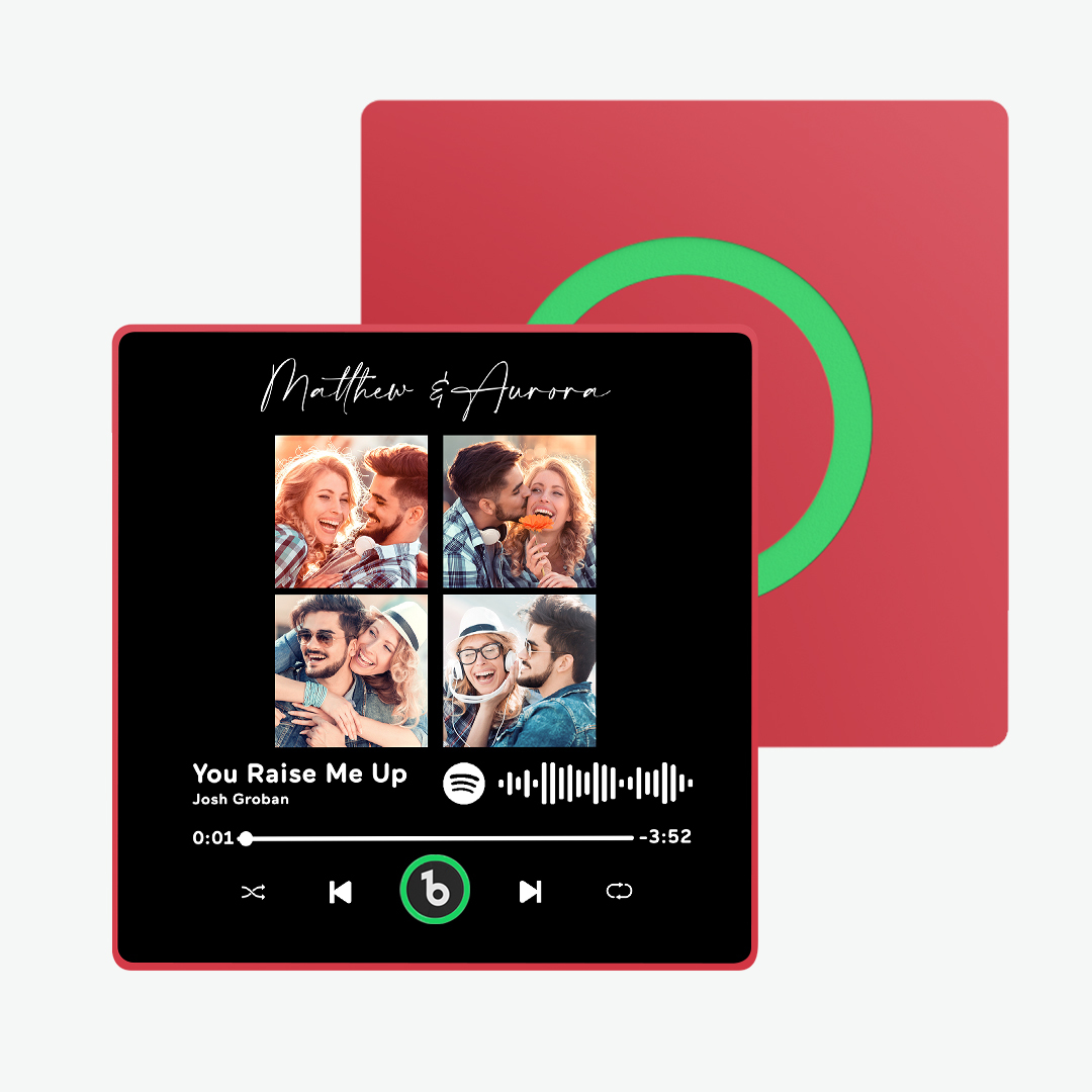 Custom Music & Photo Fridge Magnet FridgeBeats Pro Supports Bluetooth Connectivity New 4.0 Upgrade Colorful Frame Album Fridge Magnet Gifts for Christmas