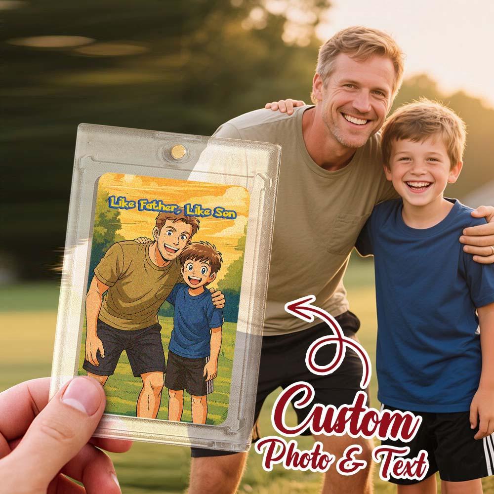 Personalized Card Anniversary Present Turn Your Photo into a Unique Collectible - auphotoblanket