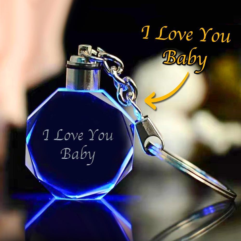 Custom Crystal Engrave.d Key Chain