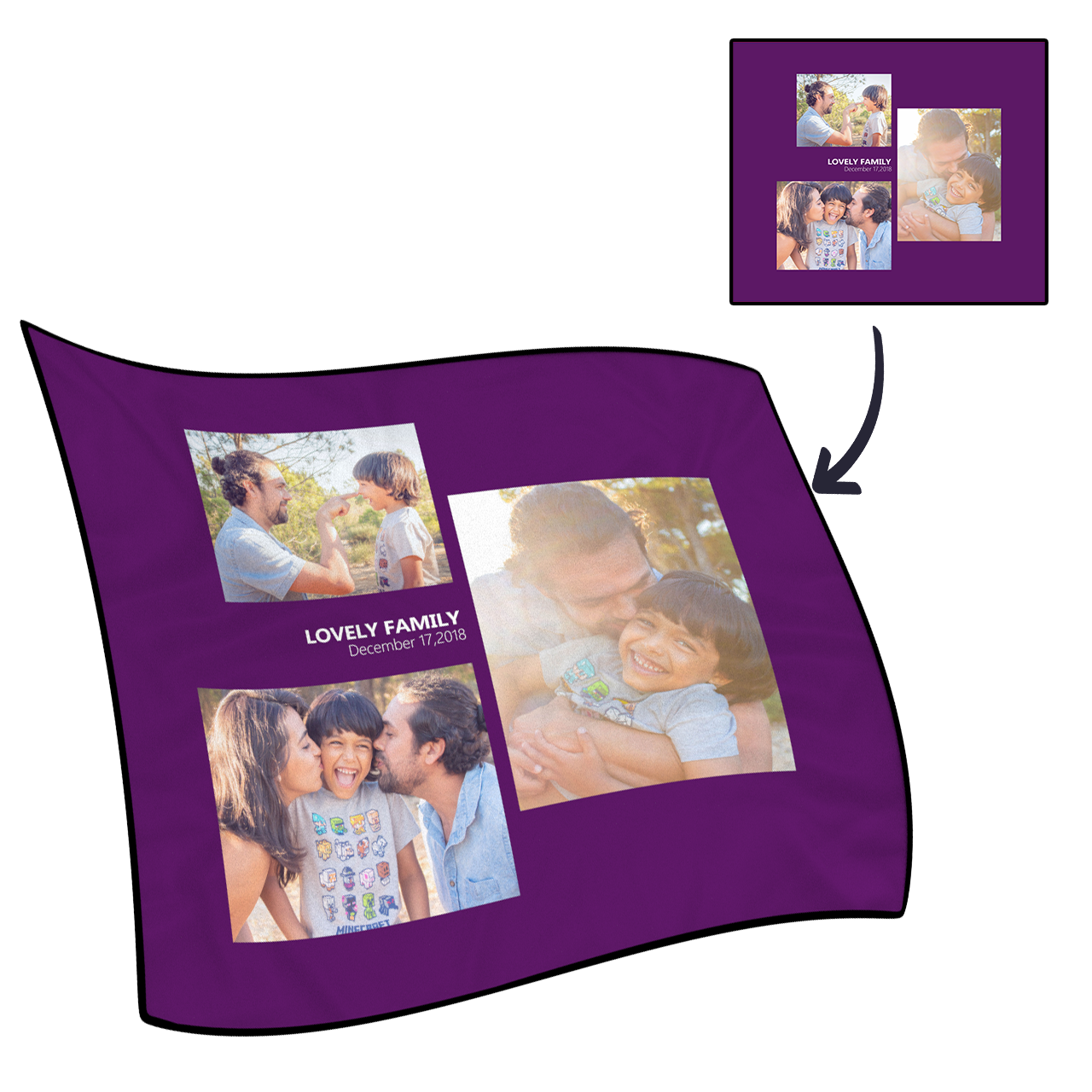 Custom Blankets Personalized Photo Blankets