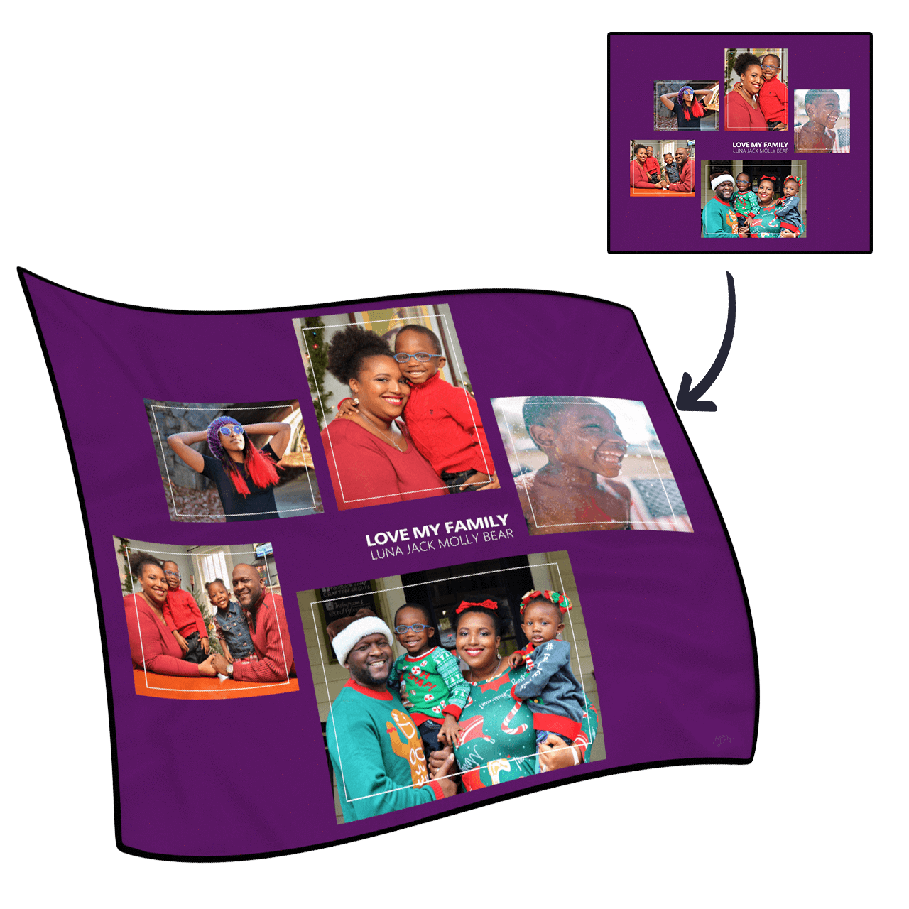 Custom Blankets Personalized Photo Blankets