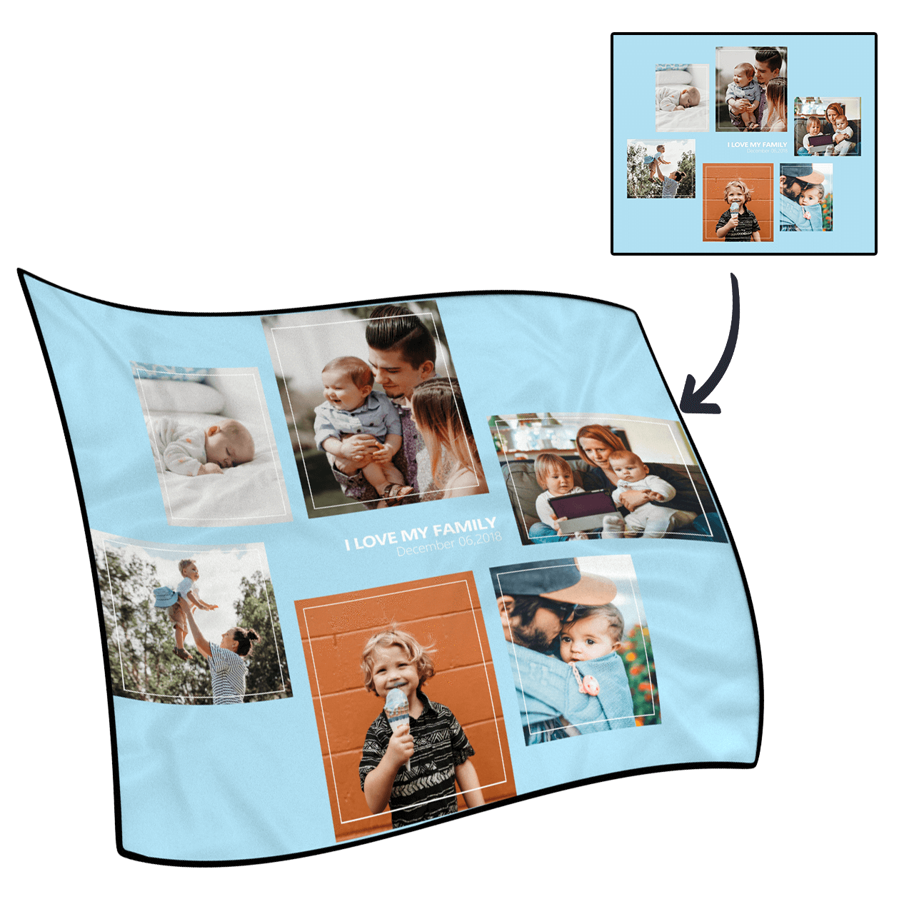 Custom Blankets Personalized Photo Blankets