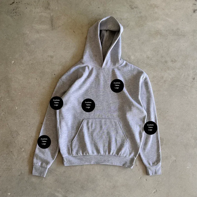 Custom Logo Hoodie 5 Spot Logo Hoodie Any Logo (Sports Team,Collage,etc) - auphotoblanket