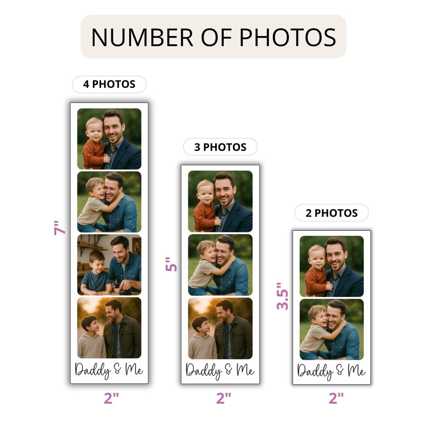 Personalised Daddy & Me Building Brick Photo Block, Gift for Dad, Puzzle, Grandad, Grandpa, Birthday Gift, Father's Day Gift Idea - auphotoblanket