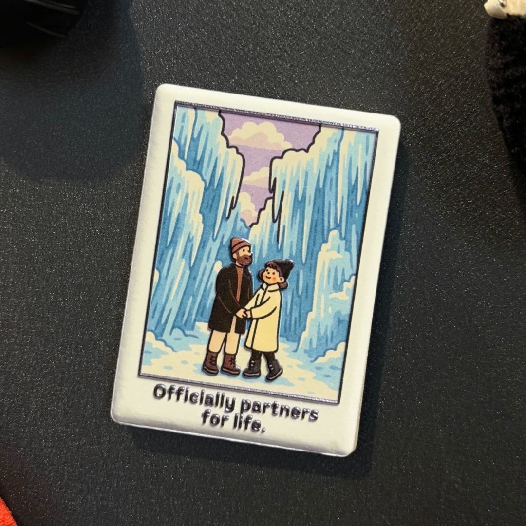 Custom Illustrated Fridge Magnet Personalized Photo to Illustration with 3D Effect Unique Gift for Anniversary, Birthday, or Travel Memories - auphotoblanket