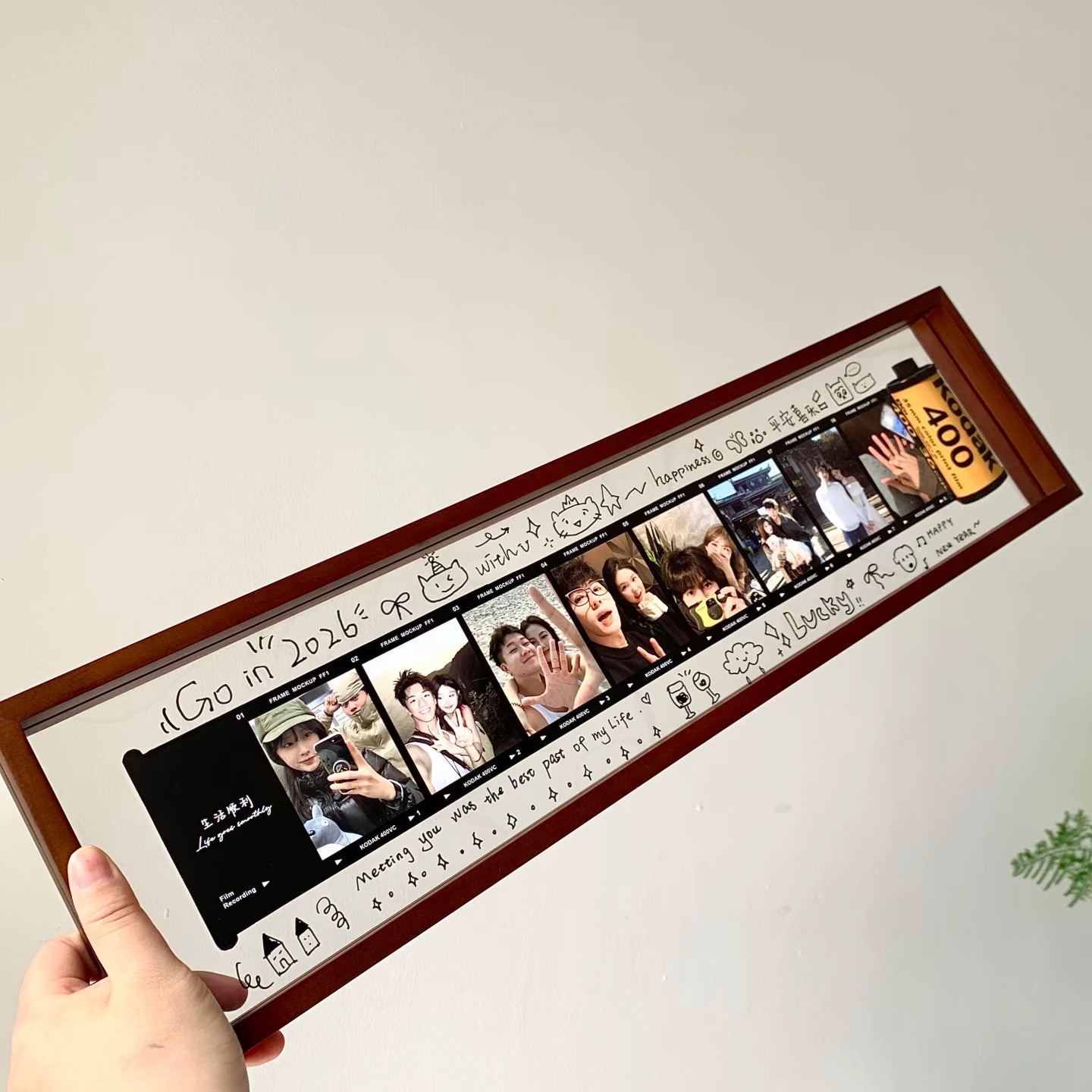Custom Photos Camera Rolls Photo Frames Valentine'S Day Gifts - auphotoblanket