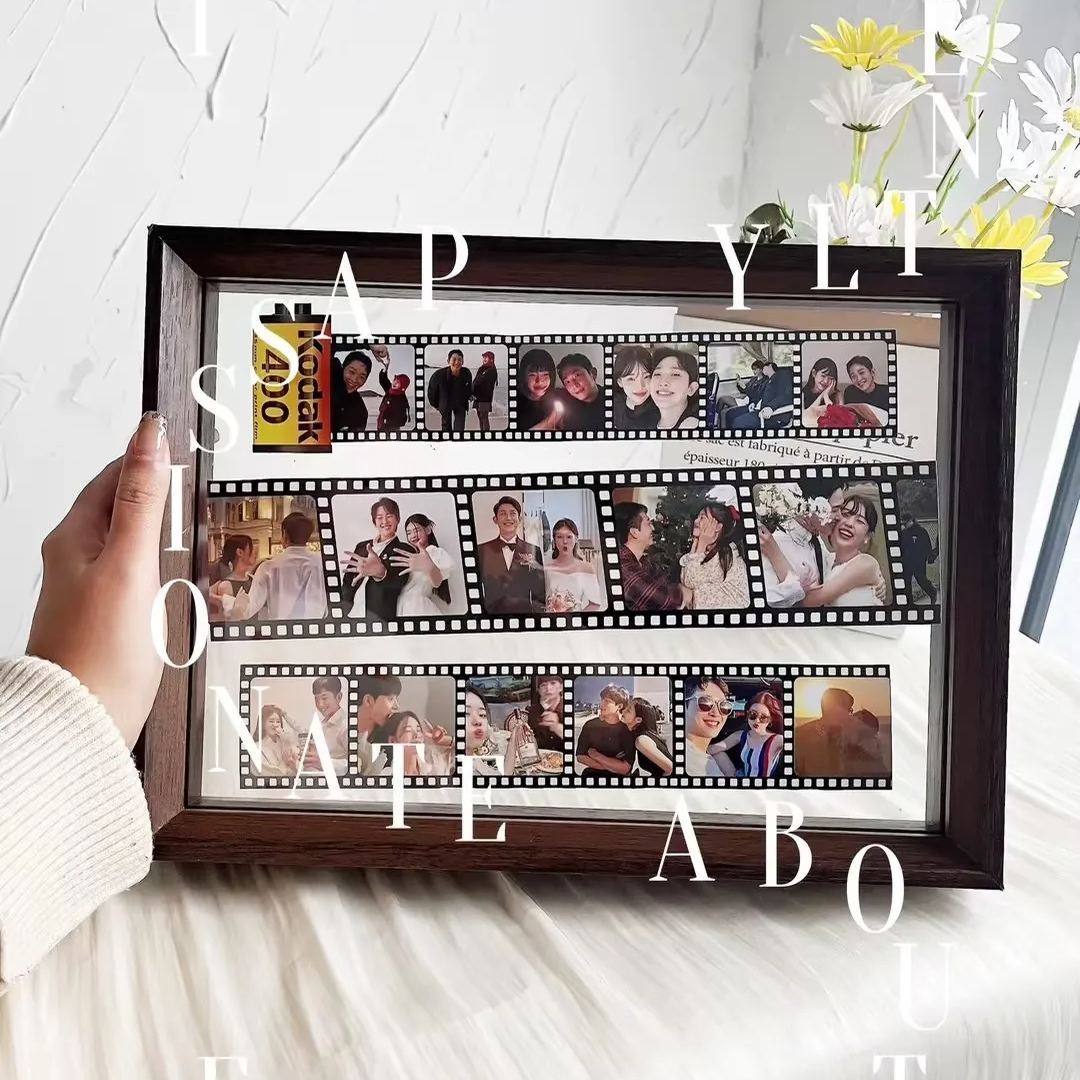 Custom Photos Camera Rolls Photo Frames Valentine'S Day Gifts - auphotoblanket
