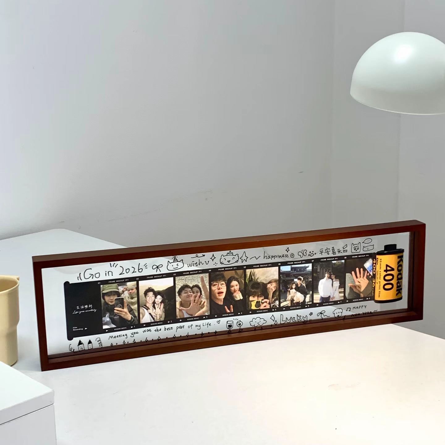 Custom Photos Camera Rolls Photo Frames Valentine'S Day Gifts - auphotoblanket