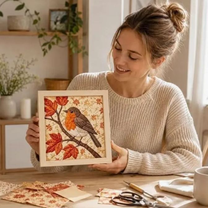 Christmas Fabric Art Painting Kit DIY-Christmas&Animal Series - auphotoblanket