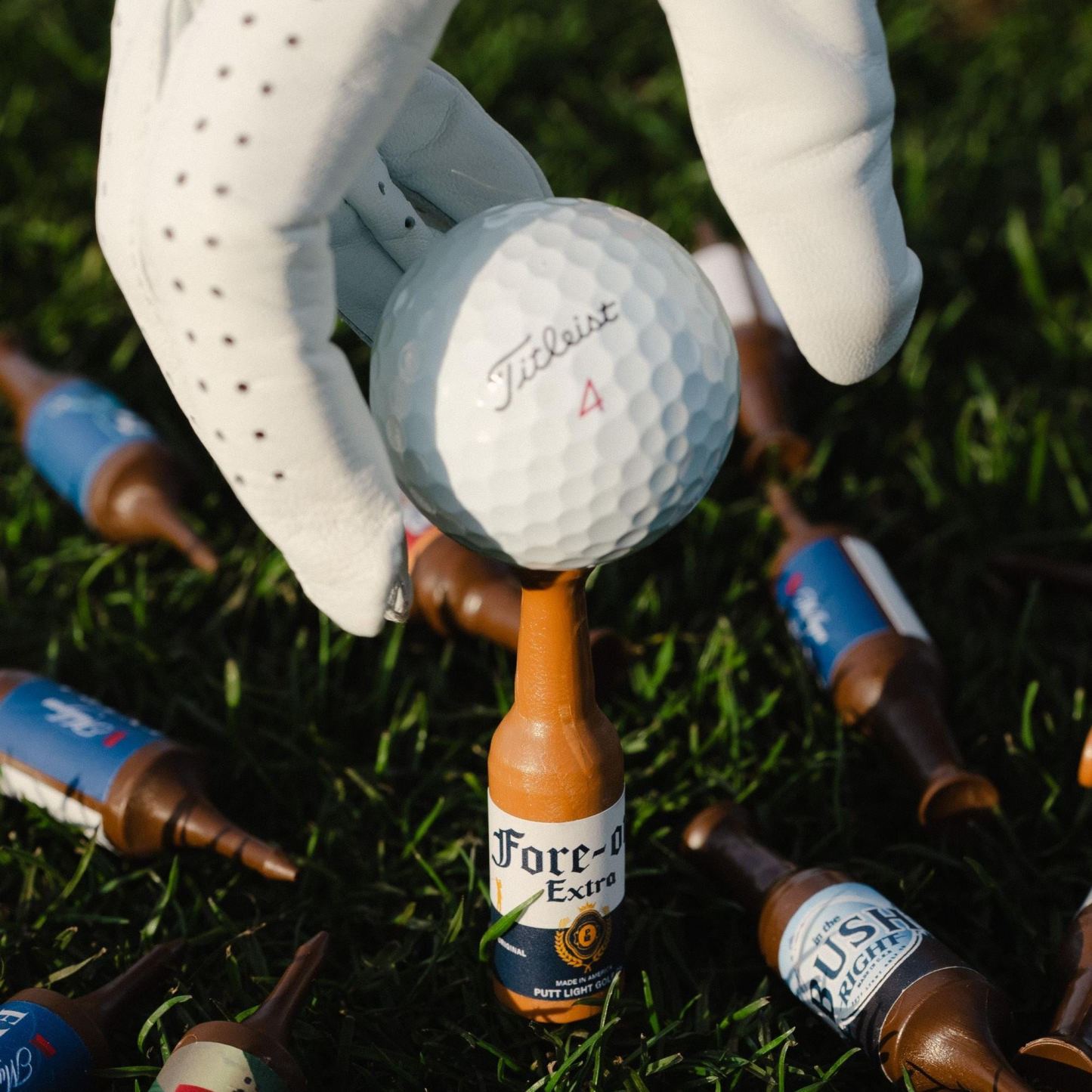 Beer Bottle Golf Tees – Funny Golf Accessories & Novelty Gift for Men, Golfers & Beer Lovers - auphotoblanket