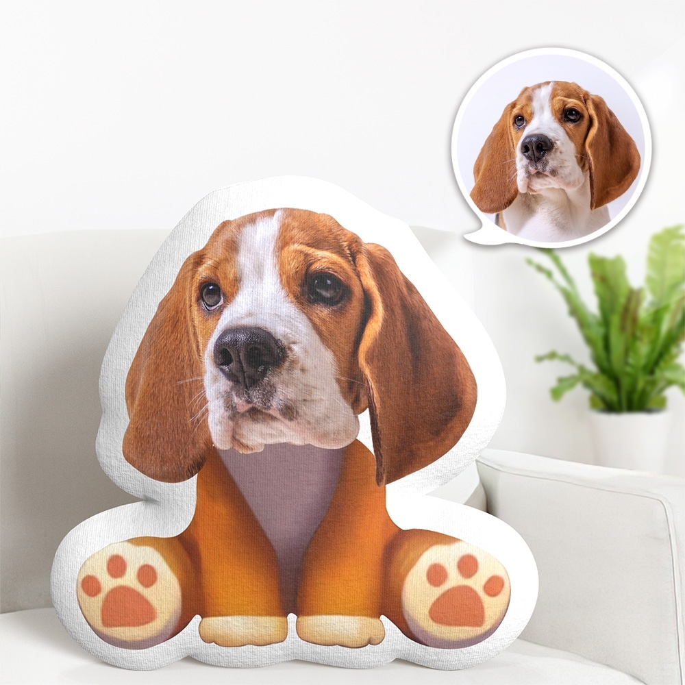 Personalized 3D Face Photo Minime Pillow Custom Face Minime Dolls Funny Pet Body Pillow Dolls - auphotoblanket