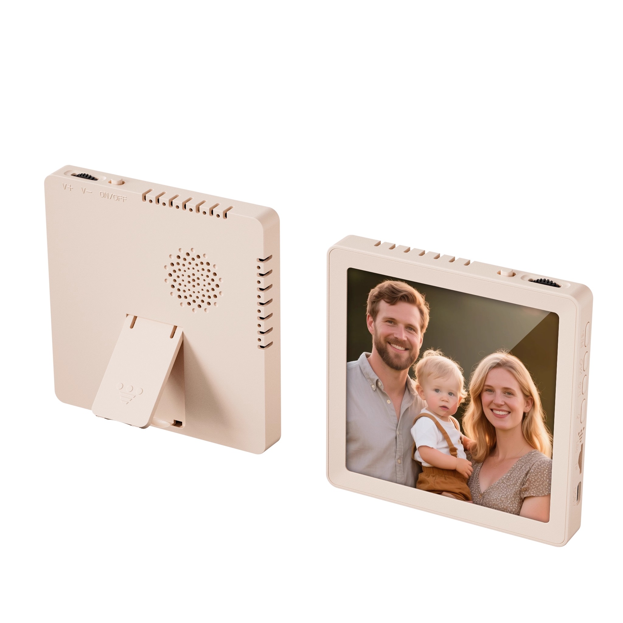 Upgrade Custom Music Fridge Magnets Max Personalized Bluetooth Photo Frame Can Play Songs And Adjust Volume Christmas Gifts