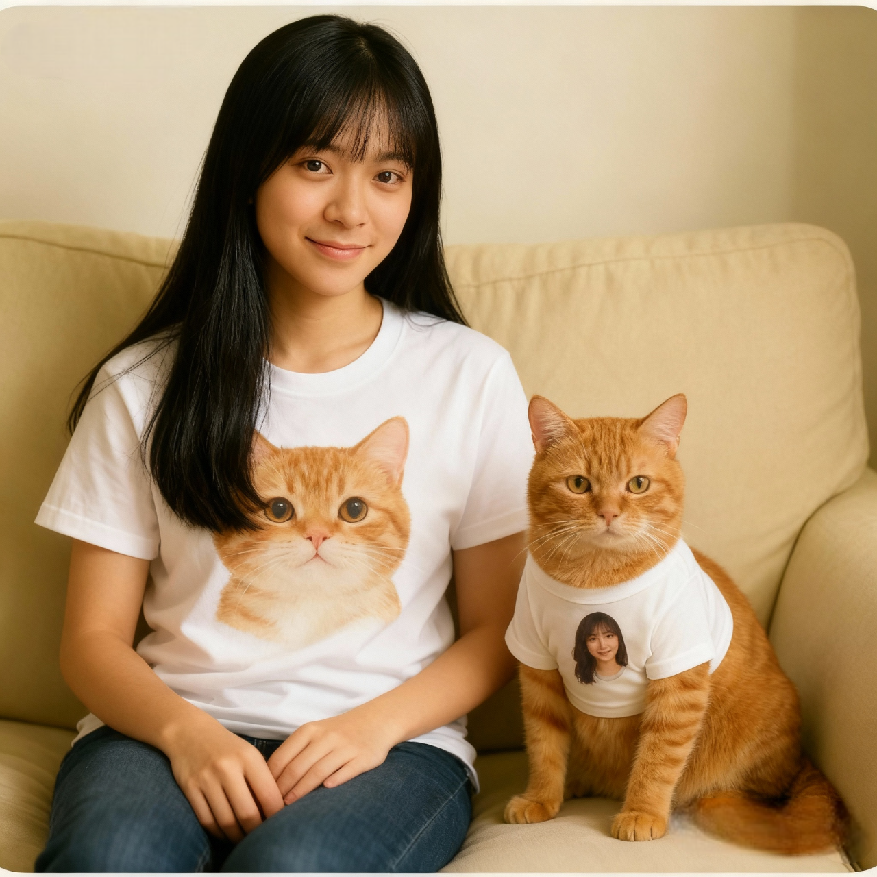 Custom Pet Matching Shirt with Pet Parents Perfect Christmas Gift for Pet Lovers - auphotoblanket