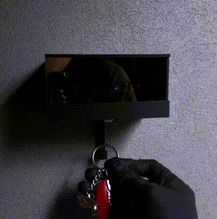 Mini Garage Key Holder for 1:64 Scale Cars Wall Mount Display Gift for Car Lovers - auphotoblanket