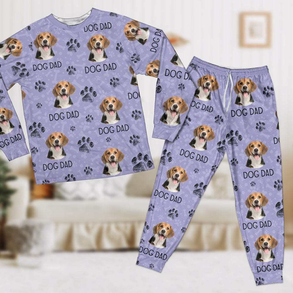 Custom Photo With Paw For Dog Lovers Sleepwear - auphotoblanket