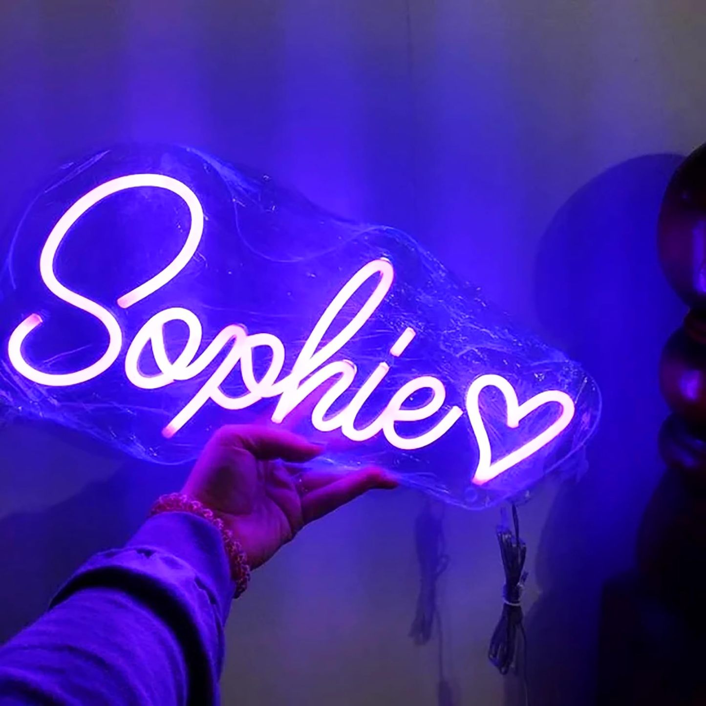 Custom Neon Signs, Neon Sign Customizable for Wall Decor, Custom Kids Name Sign,Personalized Neon Sign for Wedding Birthday Party Christmas Gifts - auphotoblanket