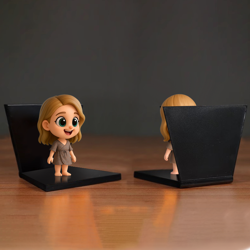 Personalized Kids Cartoon Fridge Magnet Custom 3D Character from Photo Unique Gift for Children - auphotoblanket
