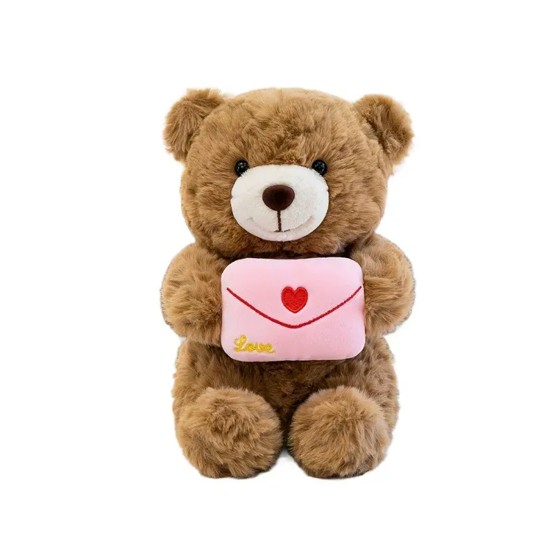 Love Plush Toy Doll Gift Little Envelope Bear Plush Toy Super Soft Bear Birthday Confession Gift Valentine's Day Birthday Gift - auphotoblanket