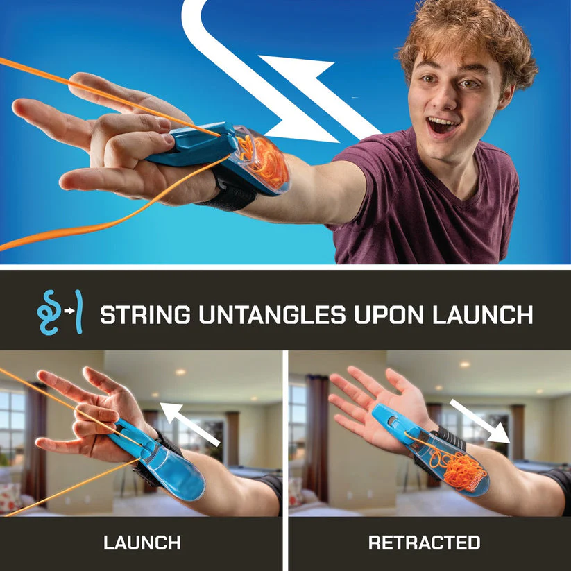 World's First String Launching Webshooter