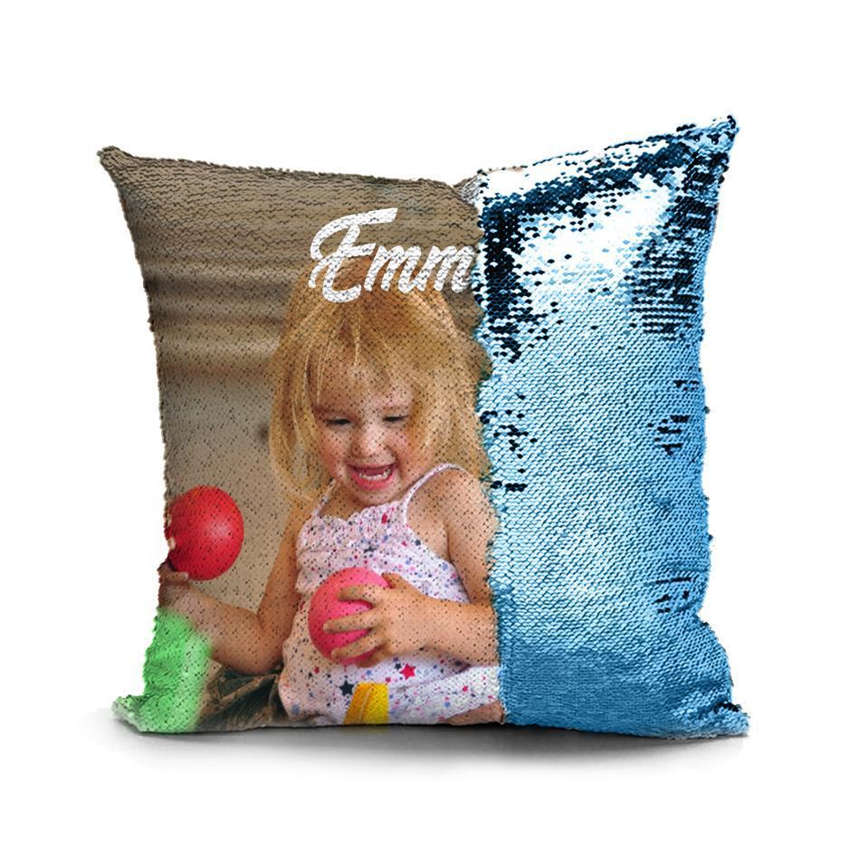 Full Printing Reversible Sequin Mermaid Pillow Case Only