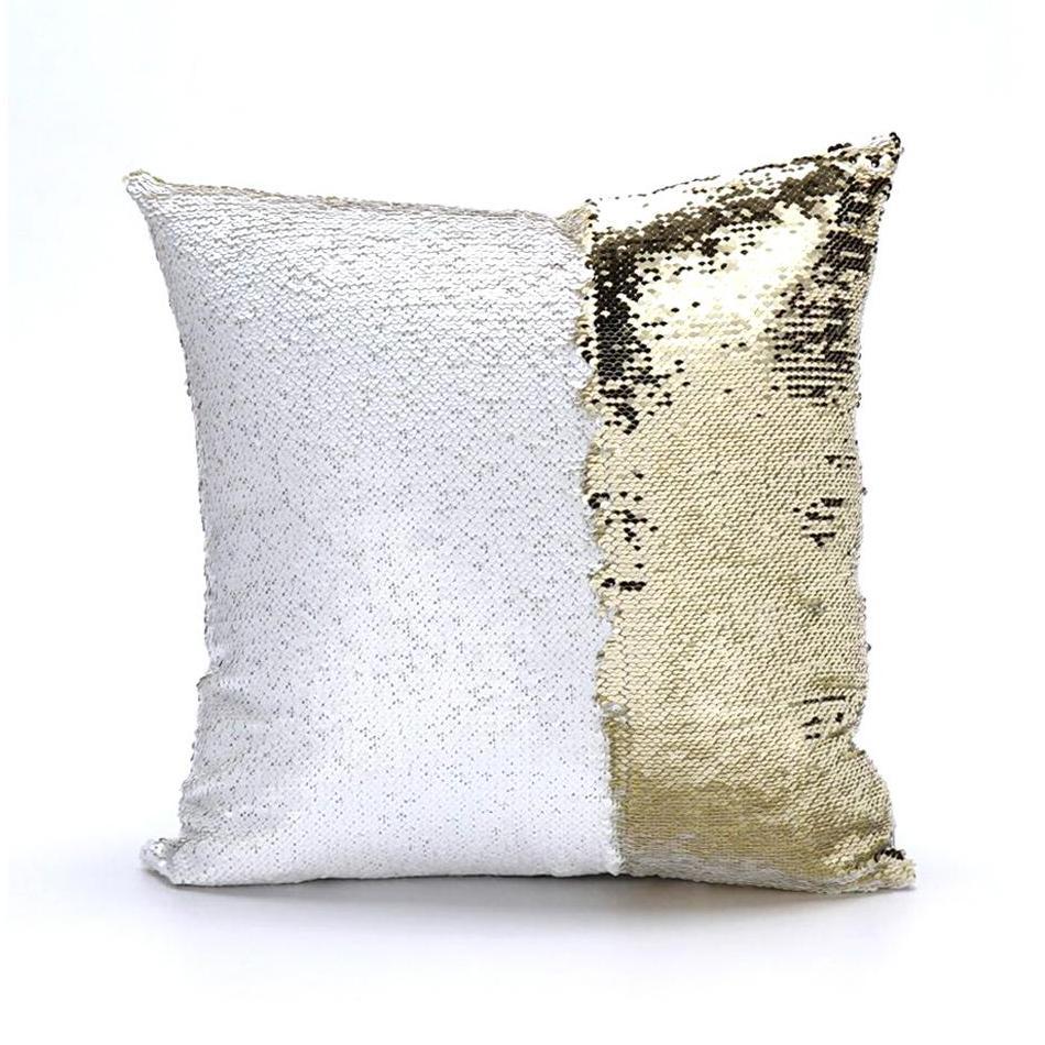 Full Printing Reversible Sequin Mermaid Pillow Case Only