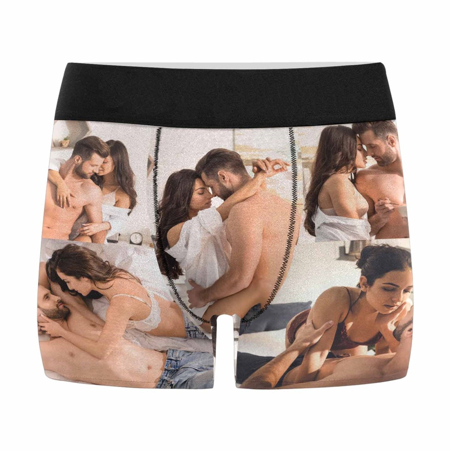 Custom Photos Boxers Personalized Boxer with Love Picture Funny Custom Underwear Anniversary Valentine Christmas Gift for Boyfriend/Husband
