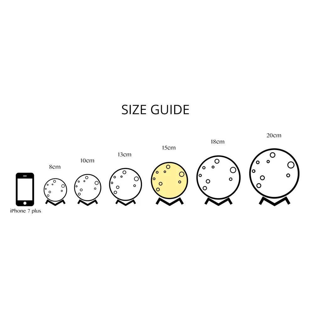 Personalized Creative 3D Print photo Moon Lamp, Engraved Lamp(10CM-15CM) - auphotoblanket