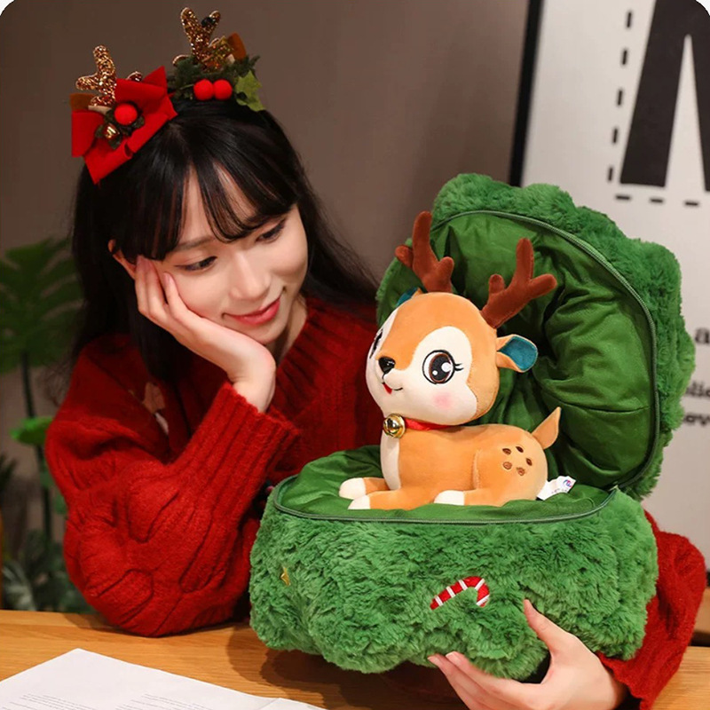 Santa Claus Plush Toys, Christmas Party Decorations, Christmas Birthday Gifts for Kids Soft Doll Toys