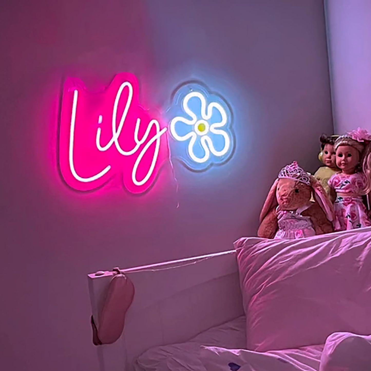 Custom Neon Signs, Neon Sign Customizable for Wall Decor, Custom Kids Name Sign,Personalized Neon Sign for Wedding Birthday Party Christmas Gifts - auphotoblanket