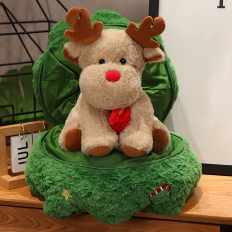 Santa Claus Plush Toys, Christmas Party Decorations, Christmas Birthday Gifts for Kids Soft Doll Toys