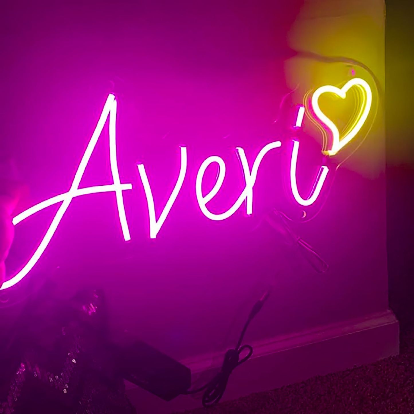 Custom Neon Signs, Neon Sign Customizable for Wall Decor, Custom Kids Name Sign,Personalized Neon Sign for Wedding Birthday Party Christmas Gifts - auphotoblanket