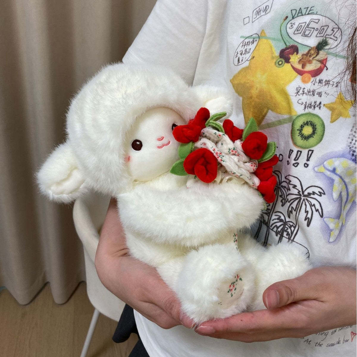 Baby Sheep Bouquet Plush Stuffed Toy Gift - auphotoblanket