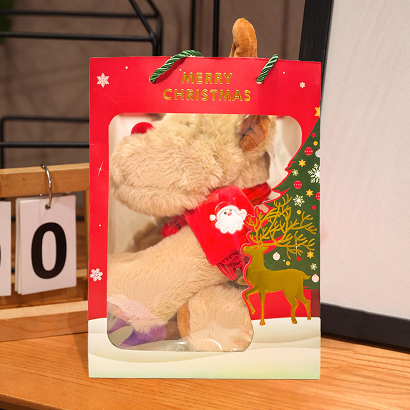 Santa Claus Plush Toys, Christmas Party Decorations, Christmas Birthday Gifts for Kids Soft Doll Toys