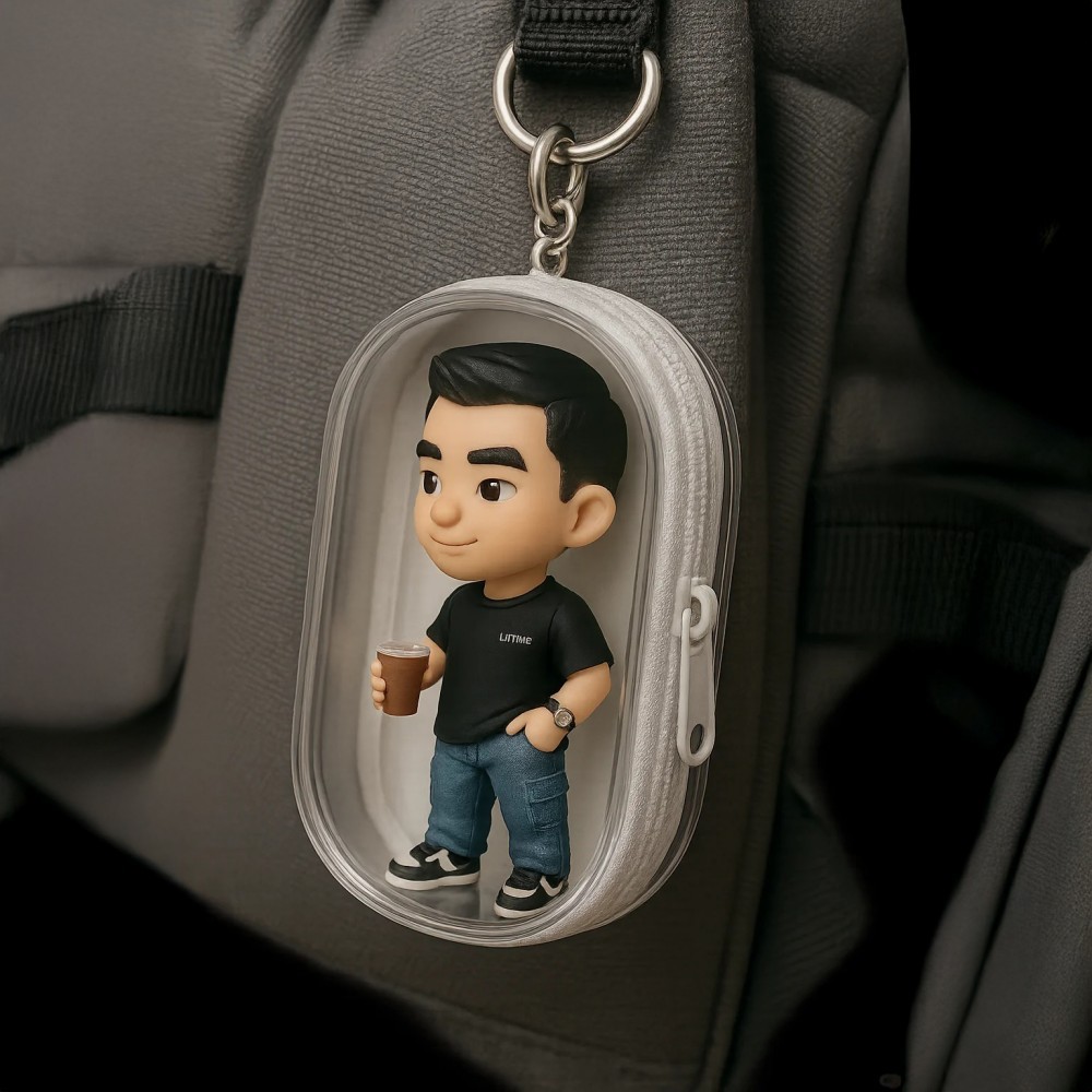 Back to School Custom 3D Charm Made from Picture Unique Accessory for Bags and Gifts