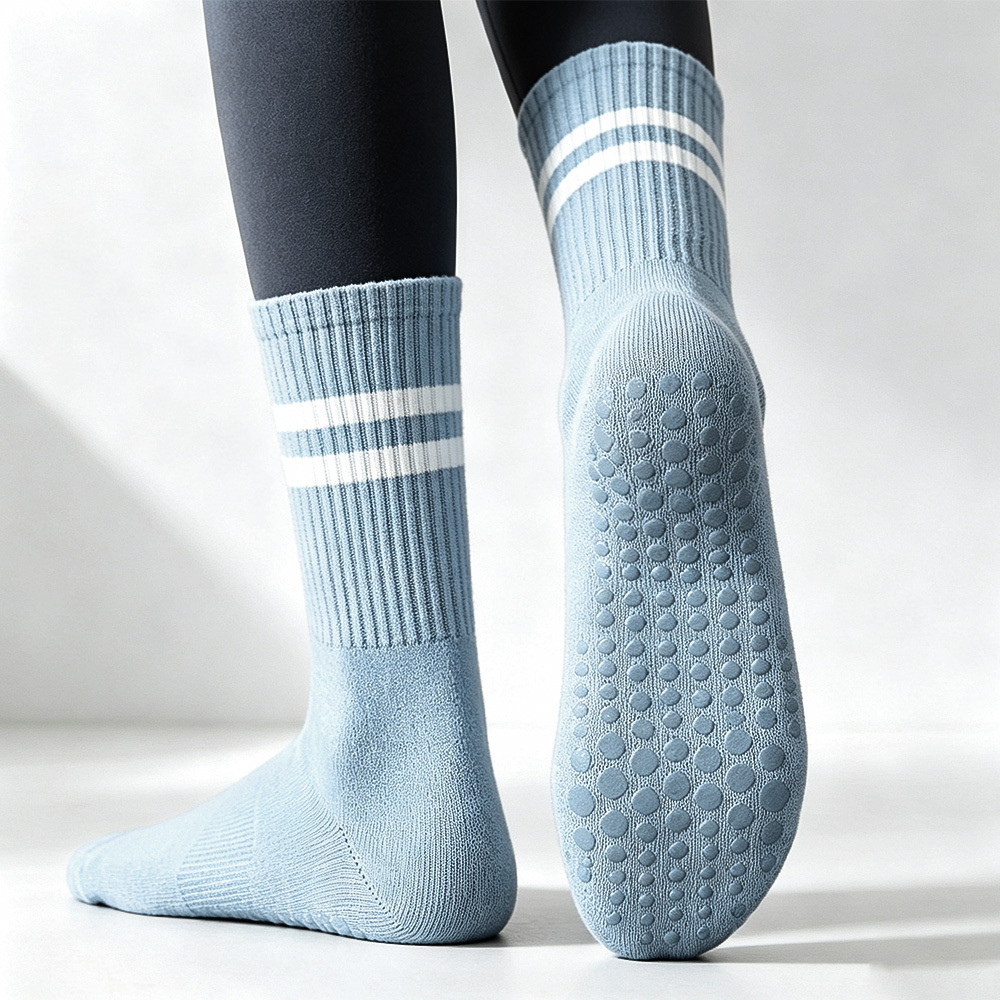 Women Non-Slip Mid-Calf Yoga Pilates Socks for Shark Leggings - MyPhotoSocksAu
