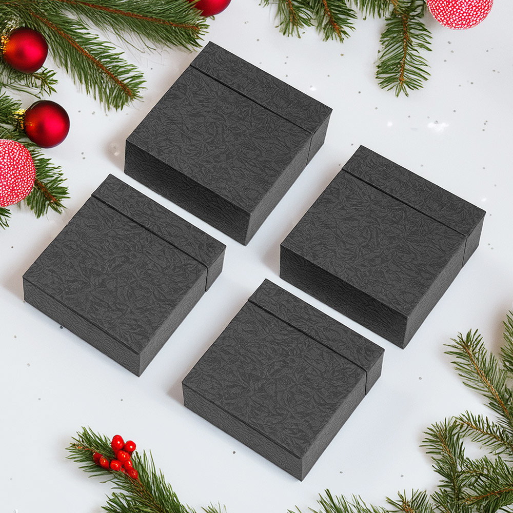 Viewfinder Film Storage Black Box Gift Box Black Pull-out Gift Box 9.5x9.5x3.5cm - MyPhotoSocksAu