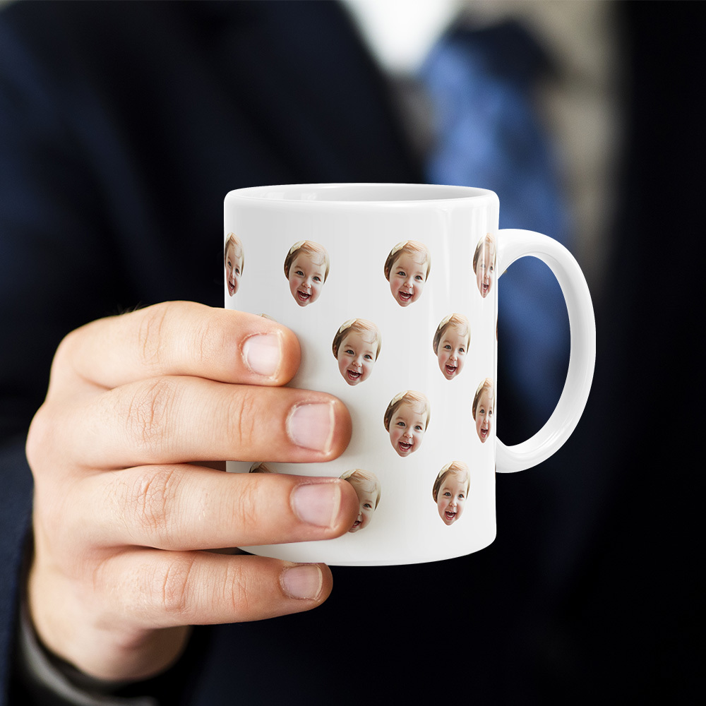 Face Mug - Baby Face Mug - Your Dog's Face Mug - Your Husband's Face Mug - Father's Day Gift - Funny Gift Ideas - MyPhotoSocksAu