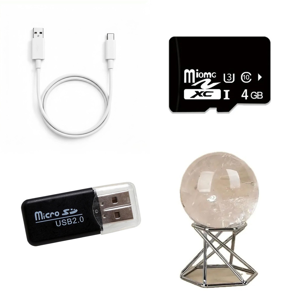 Data Cable+Stand+Card Reader+Upgrade to 4GB SD card - MyPhotoSocksAu